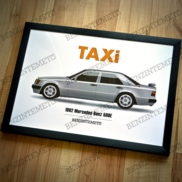 Taxi - 1992 Mercedes-Benz 500E - Silver