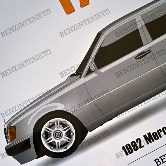 Taxi - 1992 Mercedes-Benz 500E - Silver - Image 2