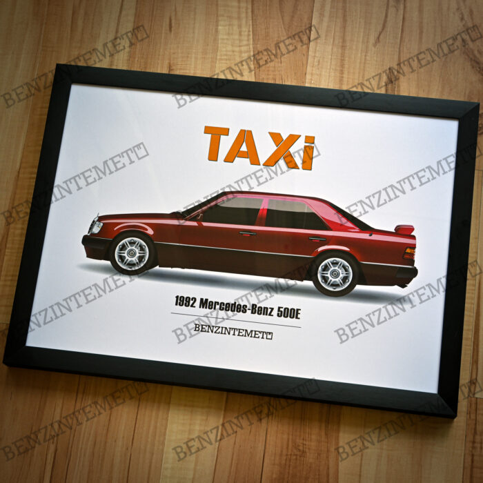 Taxi - 1992 Mercedes-Benz 500E - Red